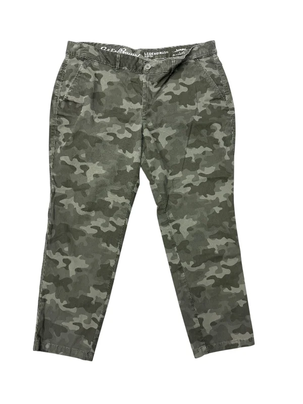 Waterproof rain pants for stormy weather protection -Pants Chinos & Khakis By Eddie Bauer In Camouflage Print, Size: 16