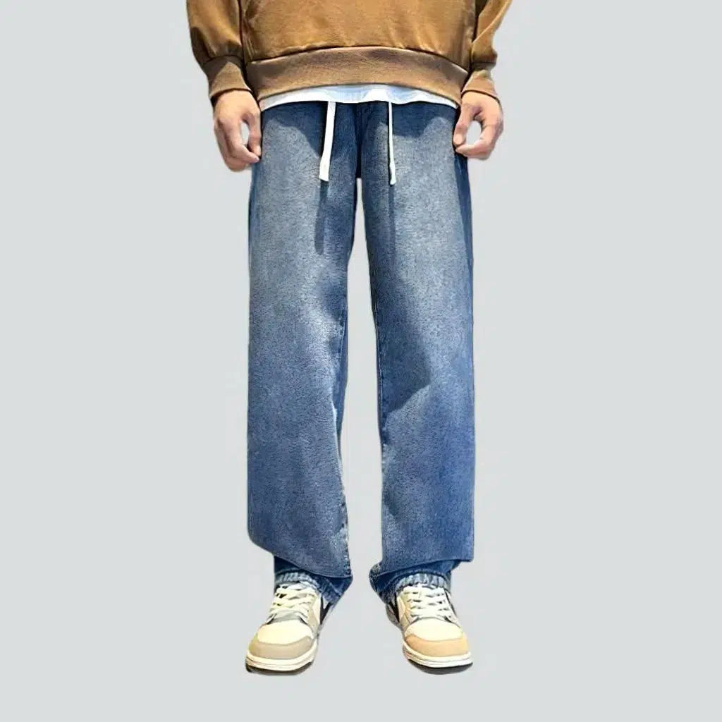 Cargo Jeans for Utility -Baggy men's fleece jeans