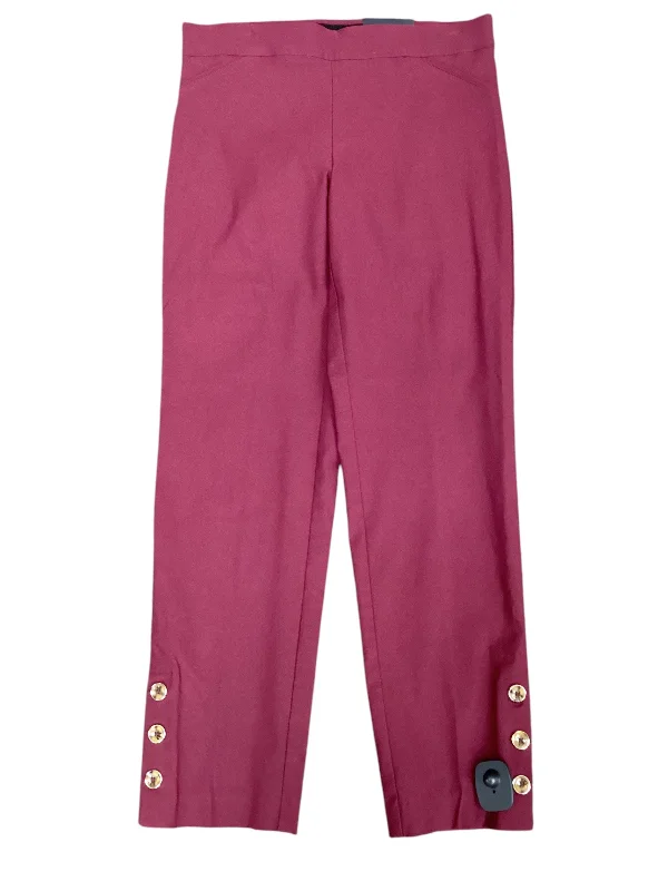 Bold patterned pants for standout fashion statements -Pants Dress By Roz And Ali In Maroon, Size: 4