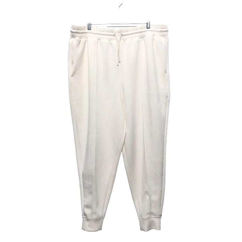 Insulated ski pants for alpine adventure warmth -Pants Lounge By All In Motion In Ivory, Size:Xxxl