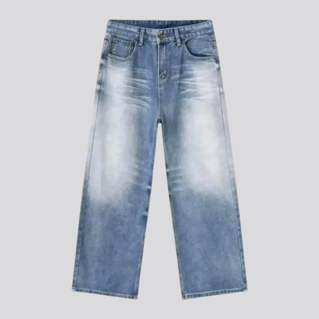 Hiking Jeans for Trail -Light wash stylish men's jeans