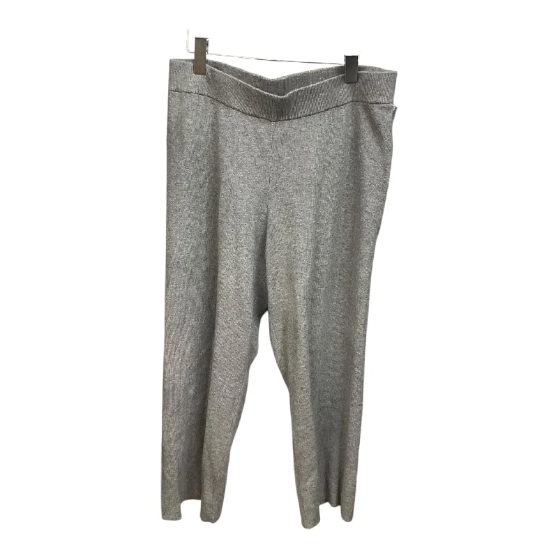 Athletic track pants for running training days -Pants Lounge By Chicos In Grey, Size: 12