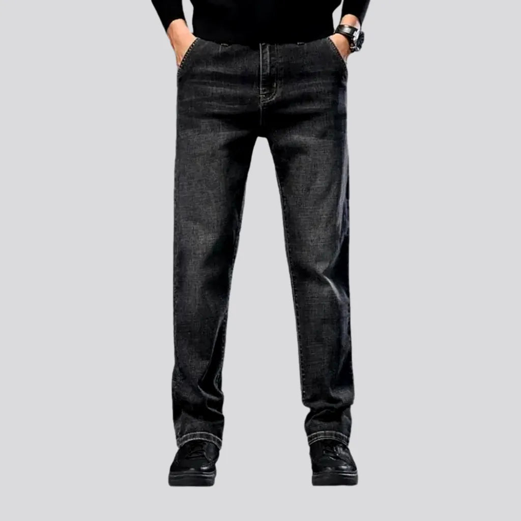 Valentine's Day Jeans for Romantic -Vintage tapered-fit stretchable men's jeans