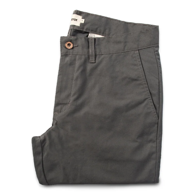 Bold patterned pants for standout fashion statements -The Travel Chino in Charcoal