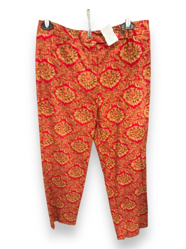 High-performance ski pants for snowy mountain slopes -Pants Ankle By Talbots In Red, Size: 8