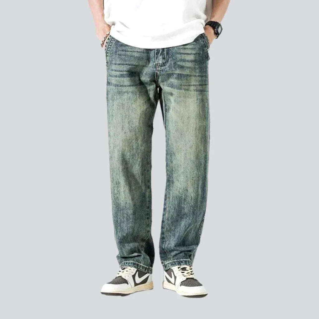 Yoga Jeans for Stretch -Street men's vintage jeans