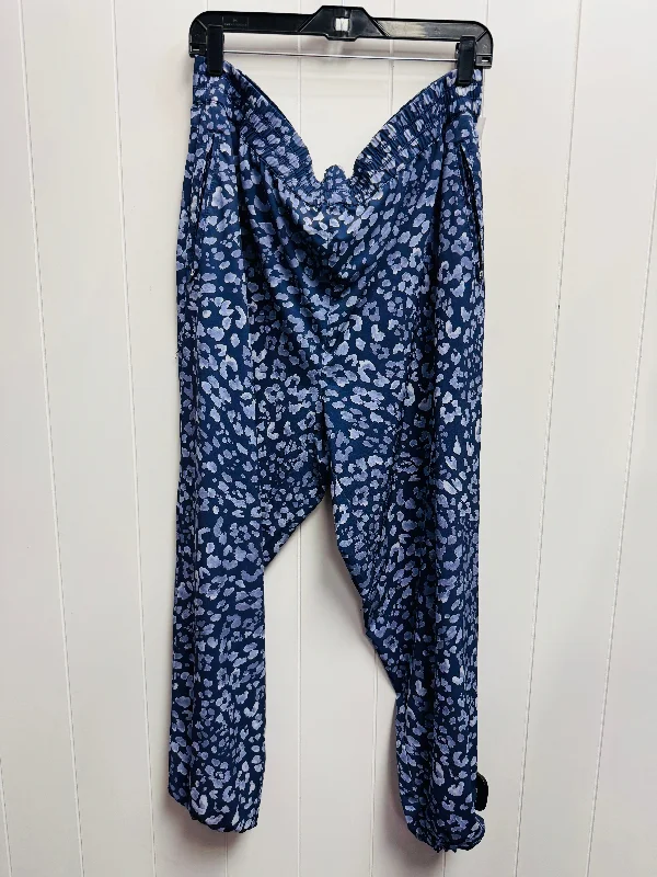 Soft velvet pants for cozy holiday outfits -Pants Joggers By Tommy Bahama In Blue, Size: Xl