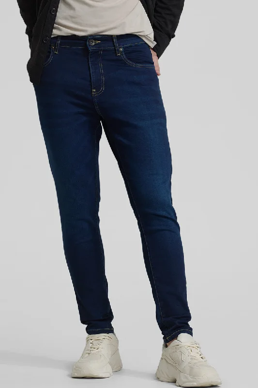 Affordable Jeans for Budget -Navy Skinny Fit Jeans