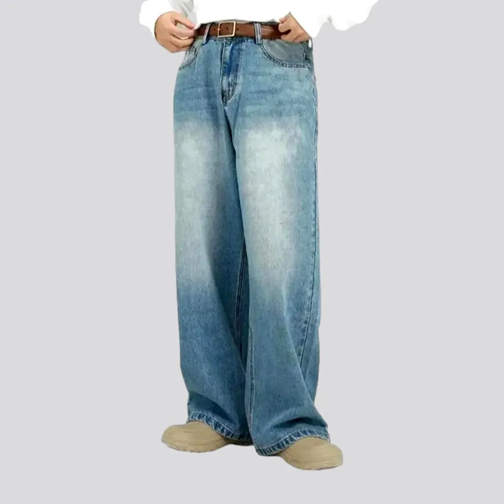 Fashion Jeans for Trendsetter -Mid-waist trendy men's jeans