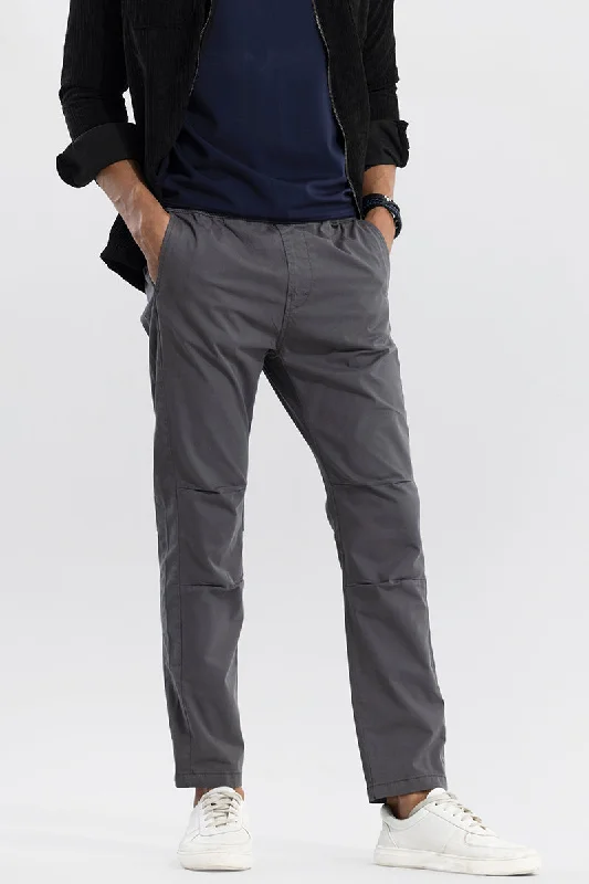 Cargo Pants with Cargo Pockets for Office -Starkie Ash Grey Cargo Pant