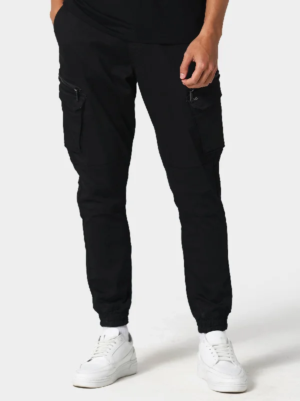 Cargo Pants with Cargo Pockets for Musicians -Ware Black Cargo Pants