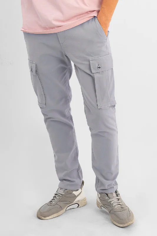 Cargo Pants in Earth Tones for Nature Lovers -Brawny Grey Cargo Pant