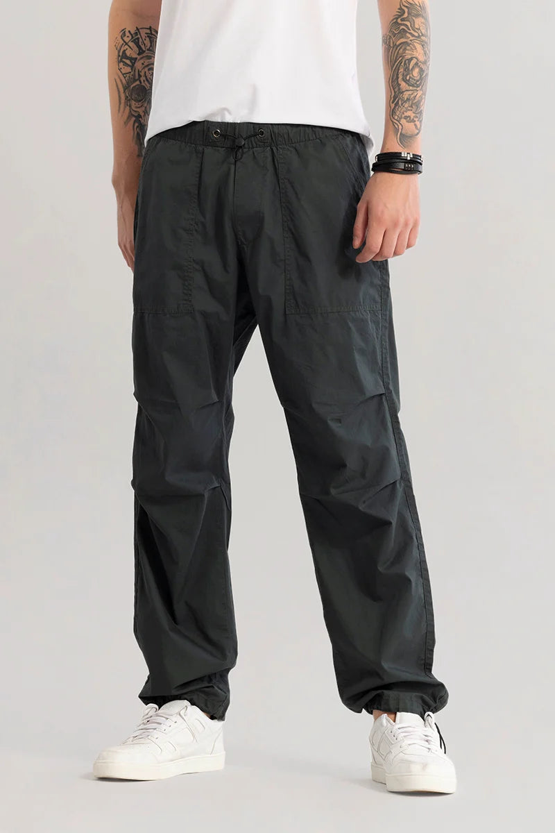 Cargo Pants with Cargo Pockets for Mountaineering -Nimbusflex Grey Parachute Pants