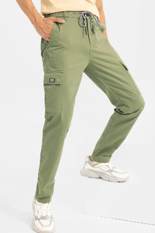 Cargo Pants with Cargo Pockets for Electricians -Stark Pastel Green Pant