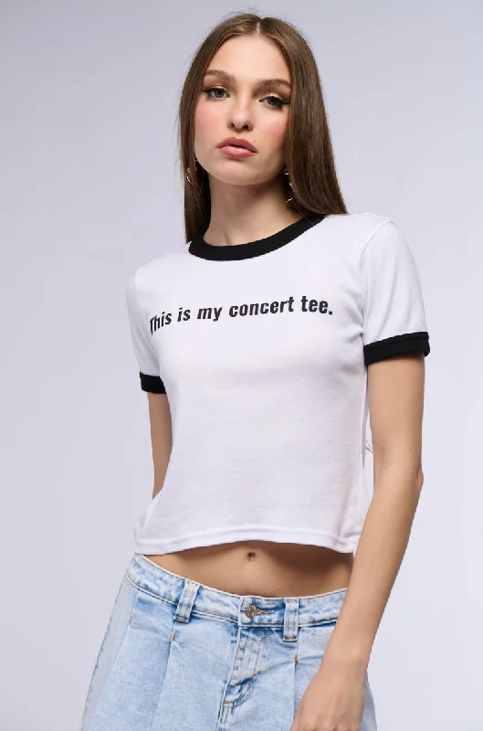 Denim Shirts for Stylish -THIS IS MY CONCERT TEE SHORT SLEEVE T SHIRT