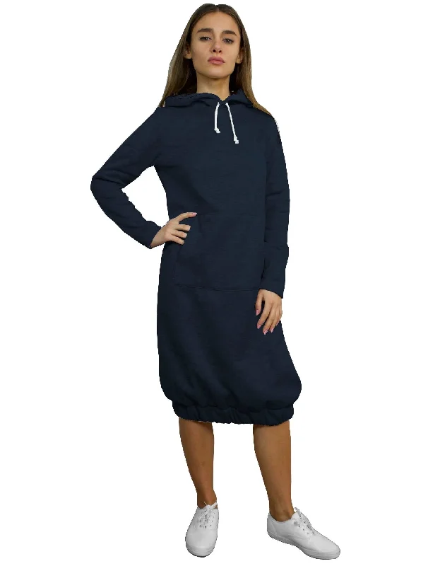 Christmas Dresses for Holiday -Baby'O Women's Super Comfy Hoodie Sweatshirt Bubble Dress