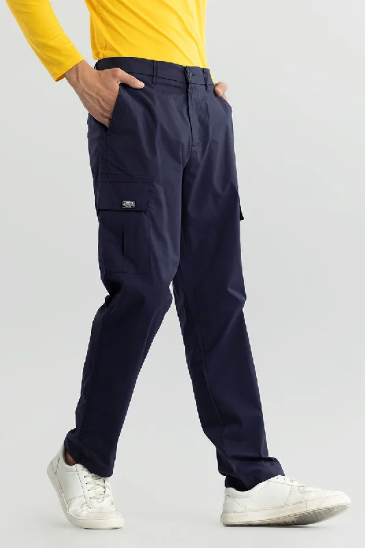 Cargo Pants with Cargo Pockets for Snowboarding -Sauvie Navy Cargo Pant