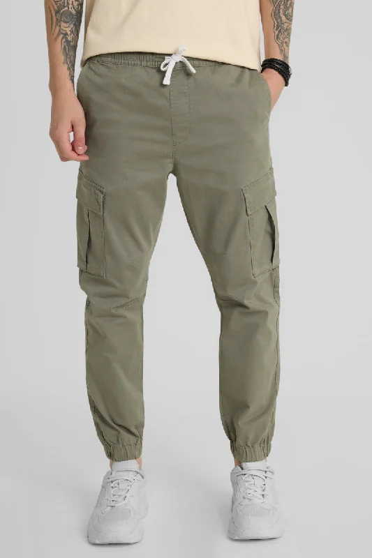 Cargo Pants with Cargo Pockets for Windsurfing -Sage Slim Fit Cargo Pants