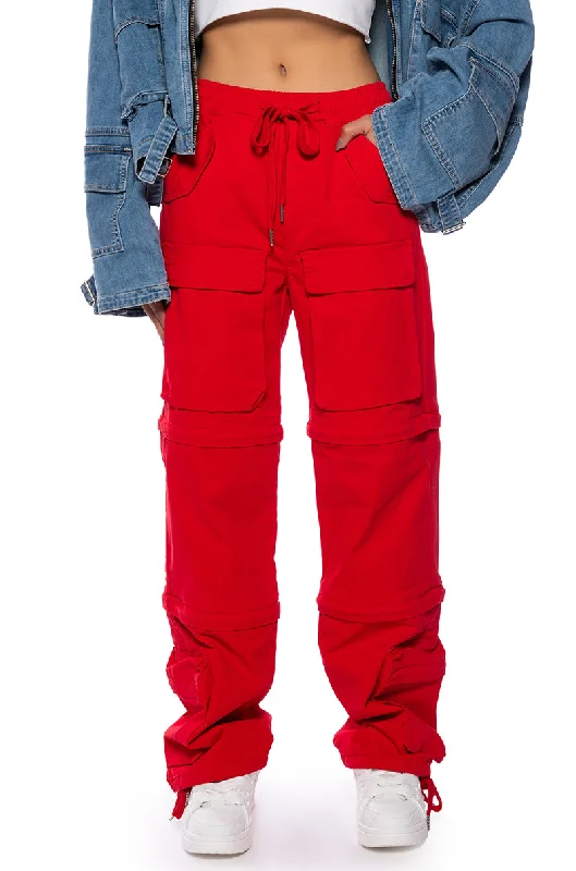 Cargo Pants with Cargo Pockets for Students -ONE MORE TIME CARGO PANTS