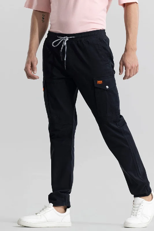 Khaki Cargo Pants for Stylish Casual Outfits -TrailBlaze Black Cargo Pant