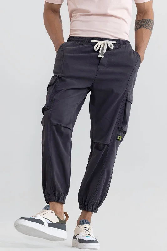 Cargo Pants with Cargo Pockets for Skateboarding -Traverse Ash Grey Cargo Pant