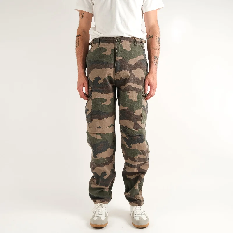 Cargo Pants with Cargo Pockets for Actresses -US WOODLAND CAMO CARGO PANTS