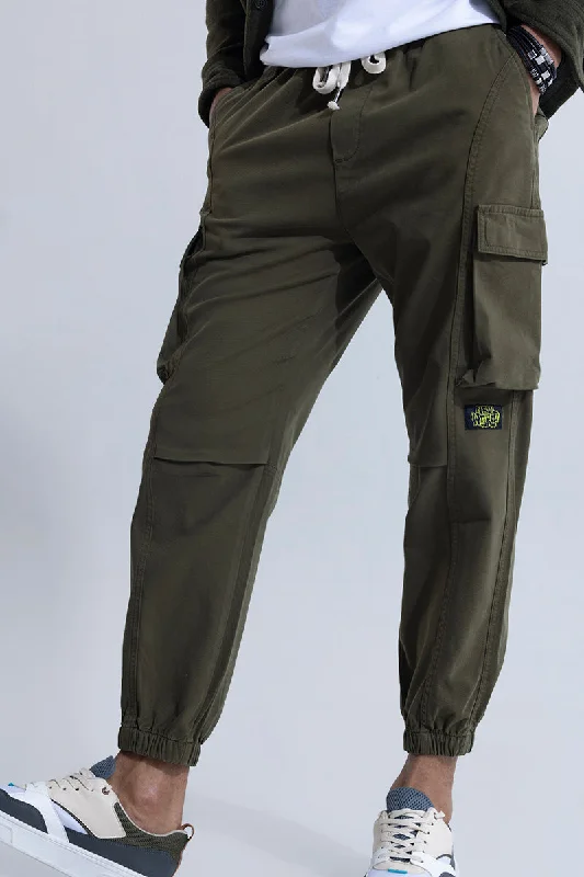 Cargo Pants with Cargo Pockets for Camping -Traverse Olive Cargo Pant