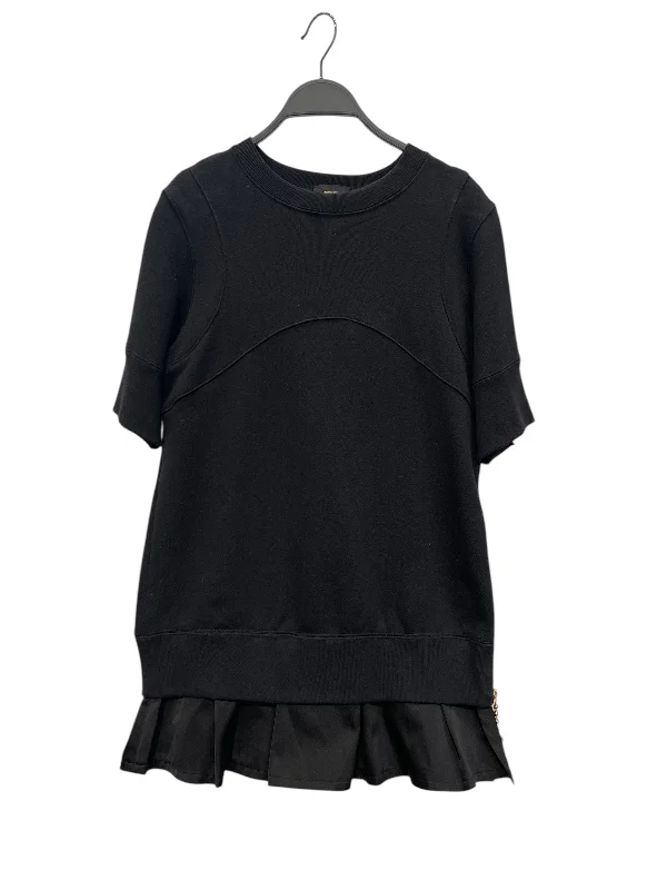 Off Shoulder Blouses for Sexy -UNDERCOVER/Sweatshirt/2/Cotton/BLK/SKIRT ATTACHMENT GOLD ZIP