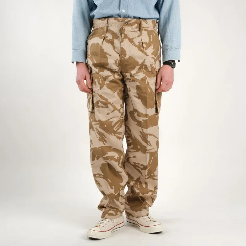 Cargo Pants with Cargo Pockets for Plumbers -DESERT BRITISH ARMY PANTS