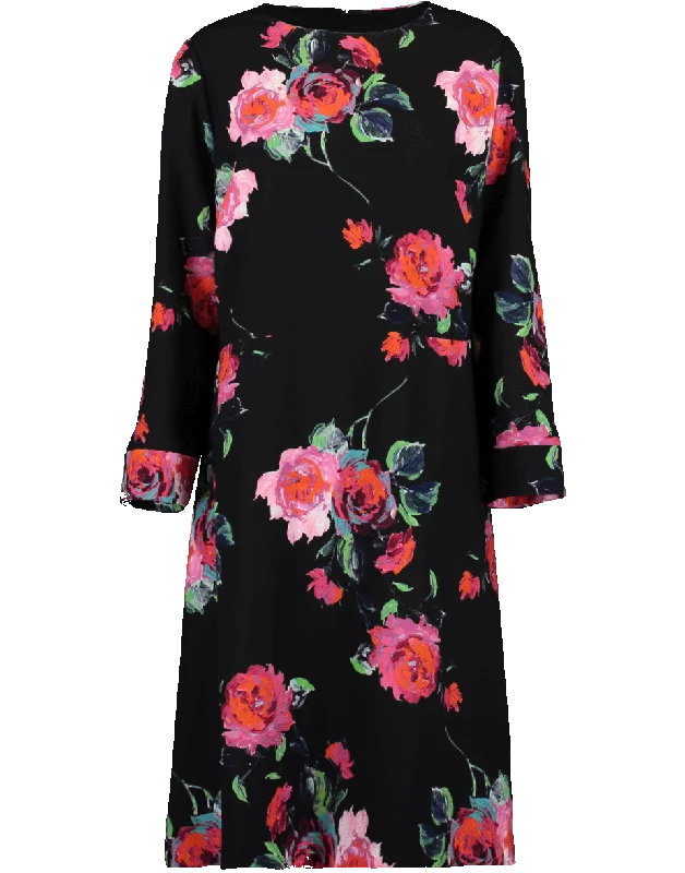 Evening Dresses for Formal Events -Floral Print Dress