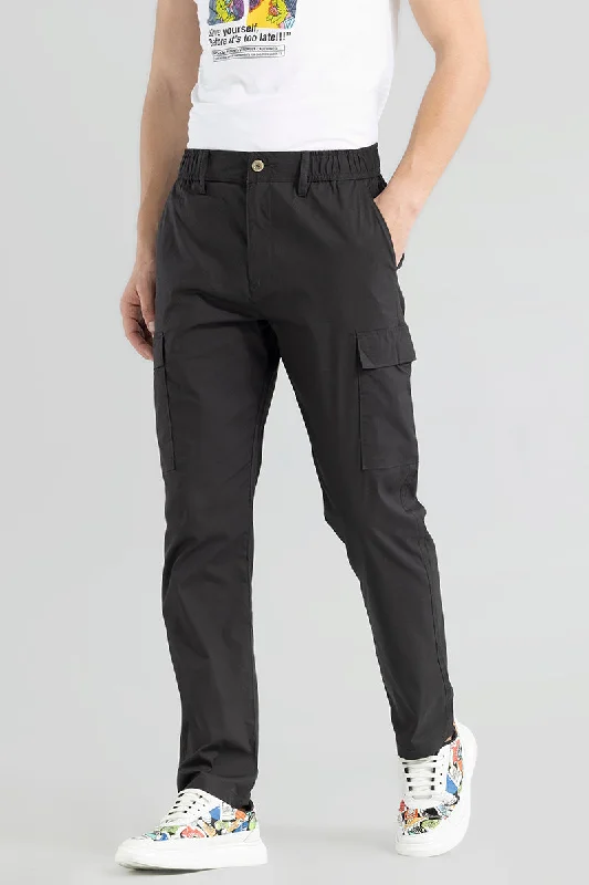 Cargo Pants with Cargo Pockets for Surfing -Everett Black Cargo Pant