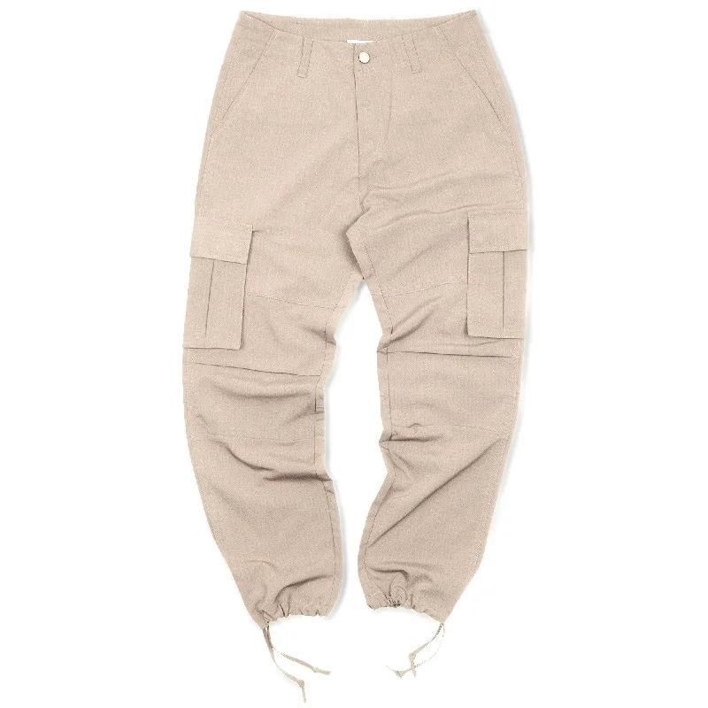 Cargo Pants with Cargo Pockets for Actresses -Luxury Cargo Pants - Cream