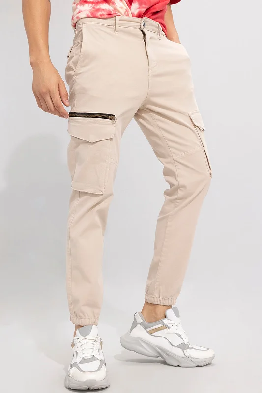 Cargo Pants with Cargo Pockets for Writers -Rugger Khaki Cargo Pant