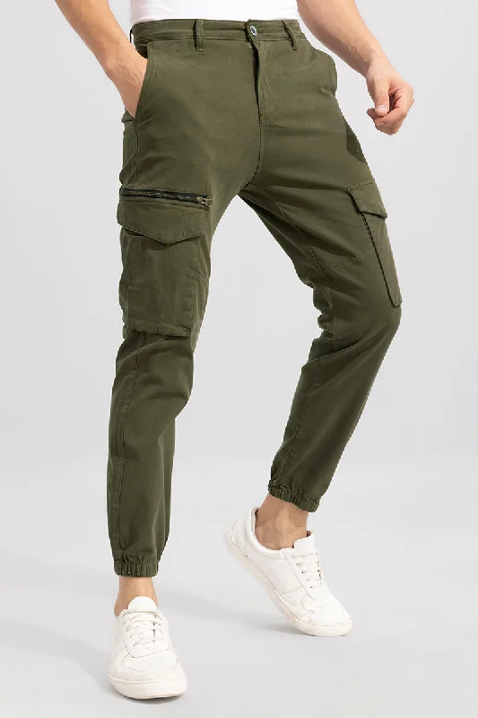 Cargo Pants with Cargo Pockets for Musicians -Rugger Olive Cargo Pant