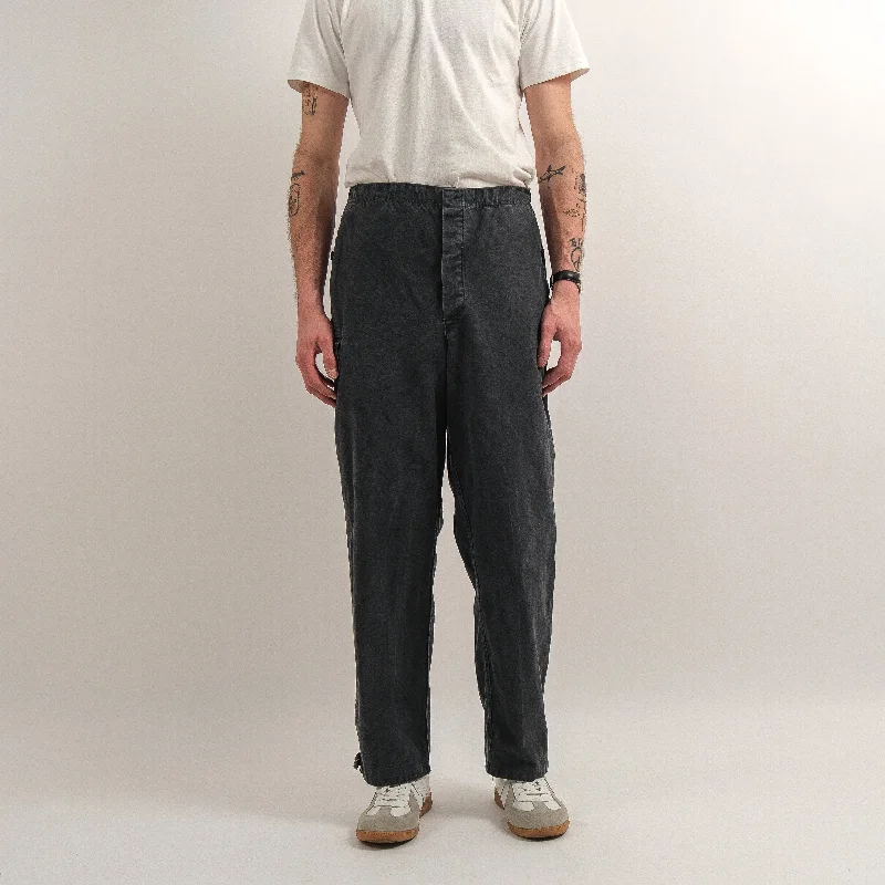 Cargo Pants with Cargo Pockets for Gardening -CHARCOAL GERMAN FATIGUE PANTS