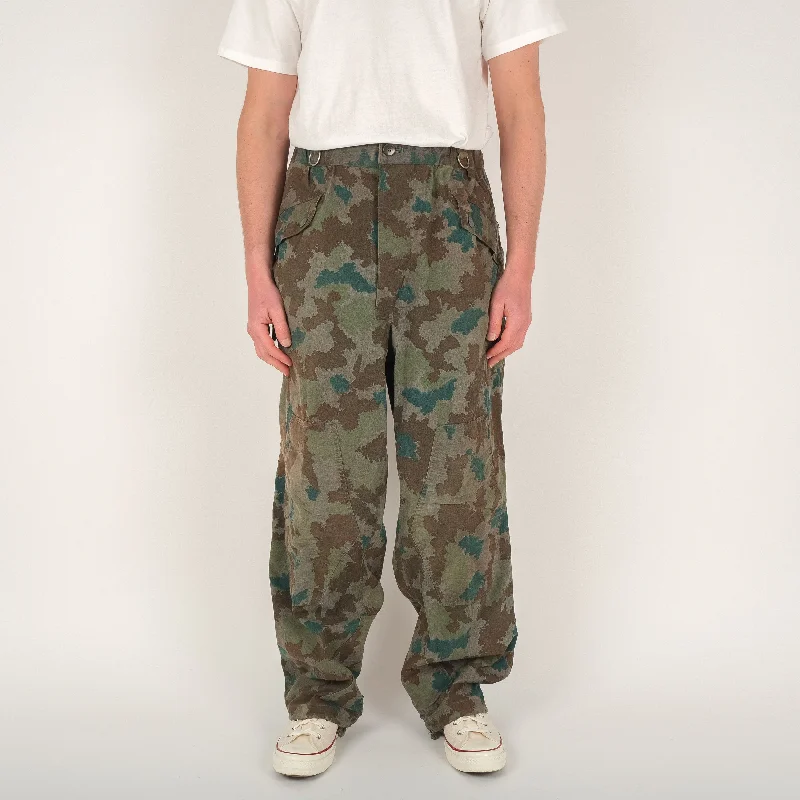 Cargo Pants with Cargo Pockets for Musicians -60S EAST GERMANY FATIGUE PANTS