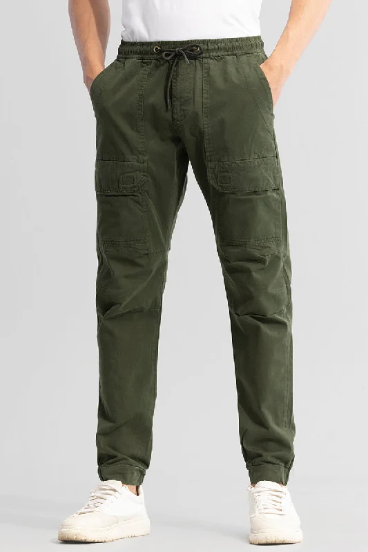 Cargo Pants with Cargo Pockets for Actors -Trek Tech Olive Cargo Pant