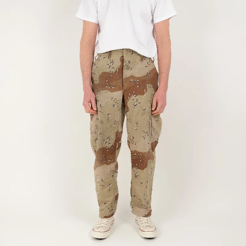 Cargo Pants with Cargo Pockets for Professional Sports -USED BDU DESERT CARGO PANTS