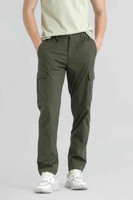 Cargo Pants with Cargo Pockets for Kayaking -Everett Olive Cargo Pant