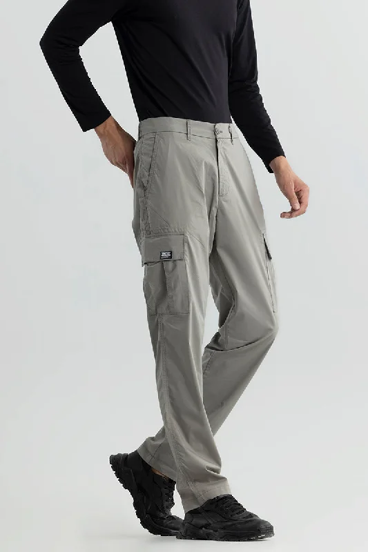 Cargo Pants with Cargo Pockets for Snowboarding -Sauvie Dark Grey Cargo Pant