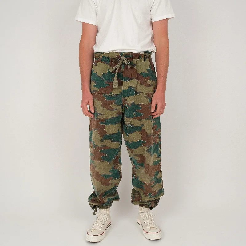 Cargo Pants with Cargo Pockets for Teachers -50'S BELGIAN CAMO PANTS