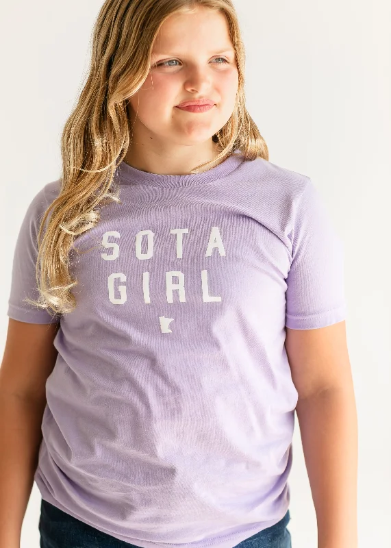 Triple Blouses for Complex -Youth Purple Sota Girl T-shirt - FINAL SALE