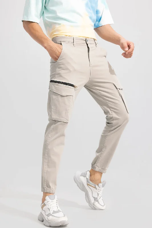 Cargo Pants with Cargo Pockets for Designers -Rugger Grey Cargo Pant