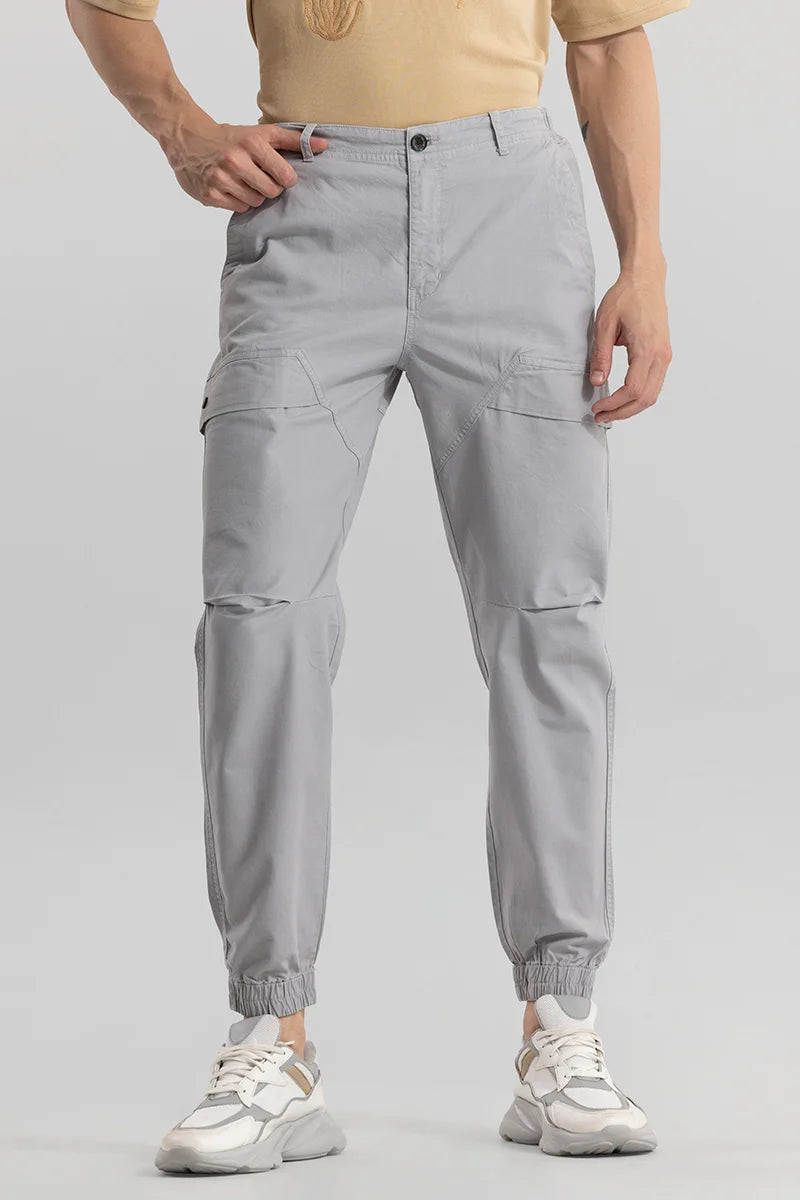 Cargo Pants with Cargo Pockets for Gym -Streetcargo Grey Cargo Pant