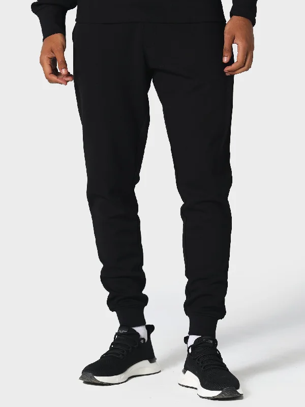 Cargo Pants with Cargo Pockets for Designers -Notver Black Jog Pants