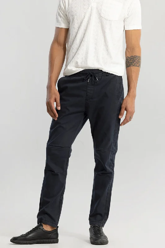 Cargo Pants with Cargo Pockets for Party -Starkie Navy Cargo Pant