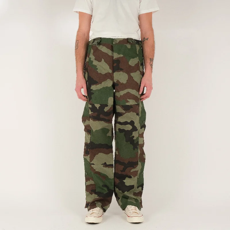 Cargo Pants with Cargo Pockets for High School Sports -FRENCH CAMO GORETEX PANTS