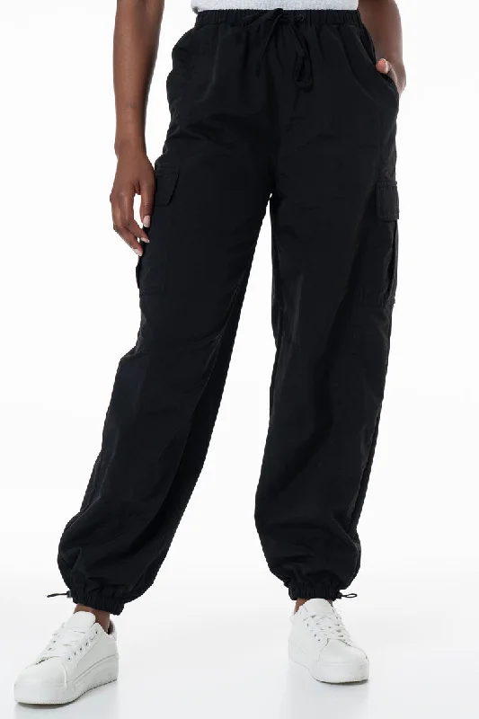 Cargo Pants with Cargo Pockets for Running -Cargo Pants _ 154769 _ Black