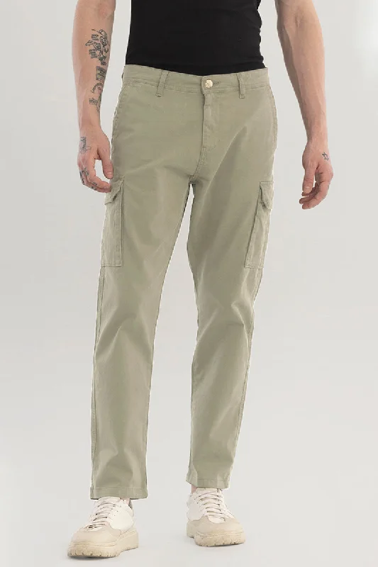 Cargo Pants with Cargo Pockets for Carpenters -Trendtactical Slim Olive Cargo