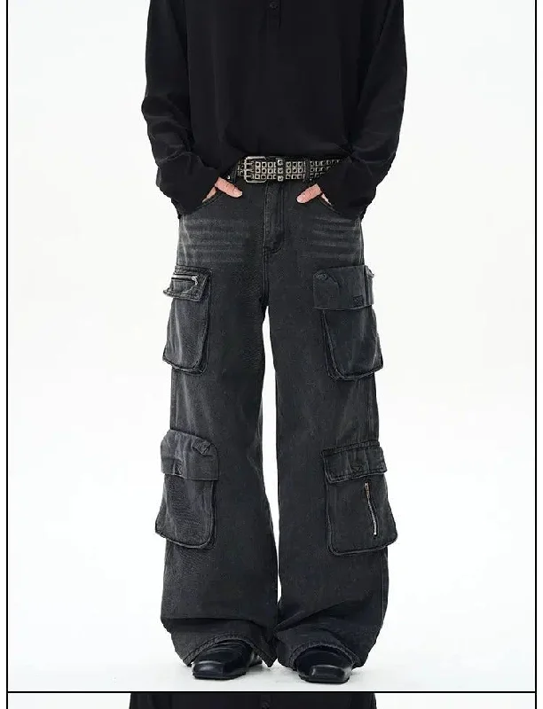 Cargo Pants with Cargo Pockets for Skiing -Whiskered Multi-Pocket Cargo Pants